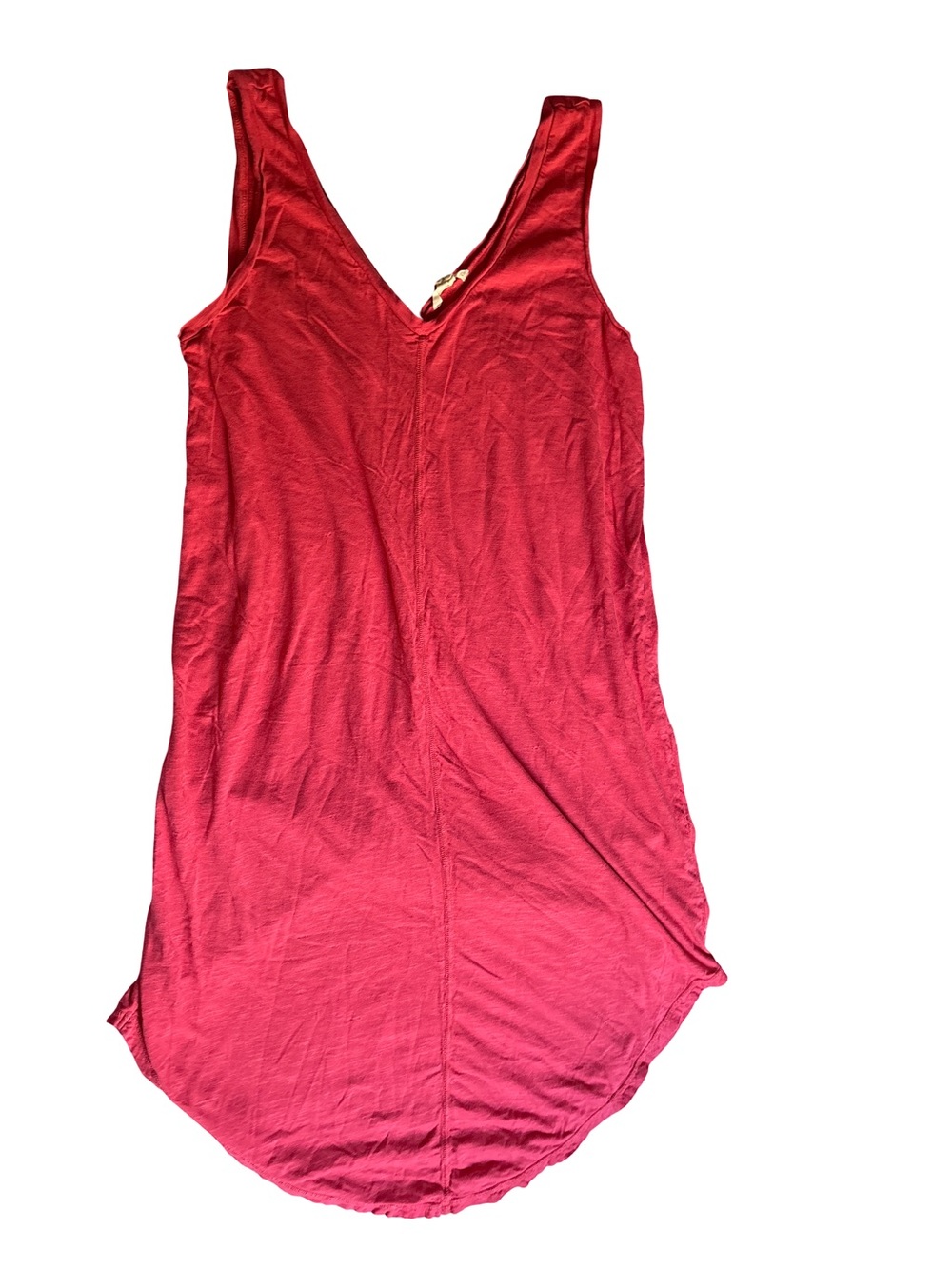 Caslon Hot Pink V-Neck Tank Dress